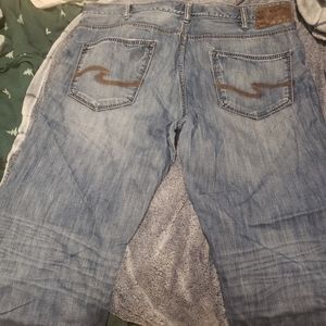 Mens Silver Zac Jeans 40X34